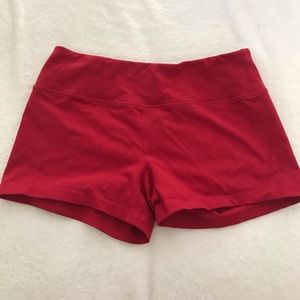 Savage barbell booty shorts